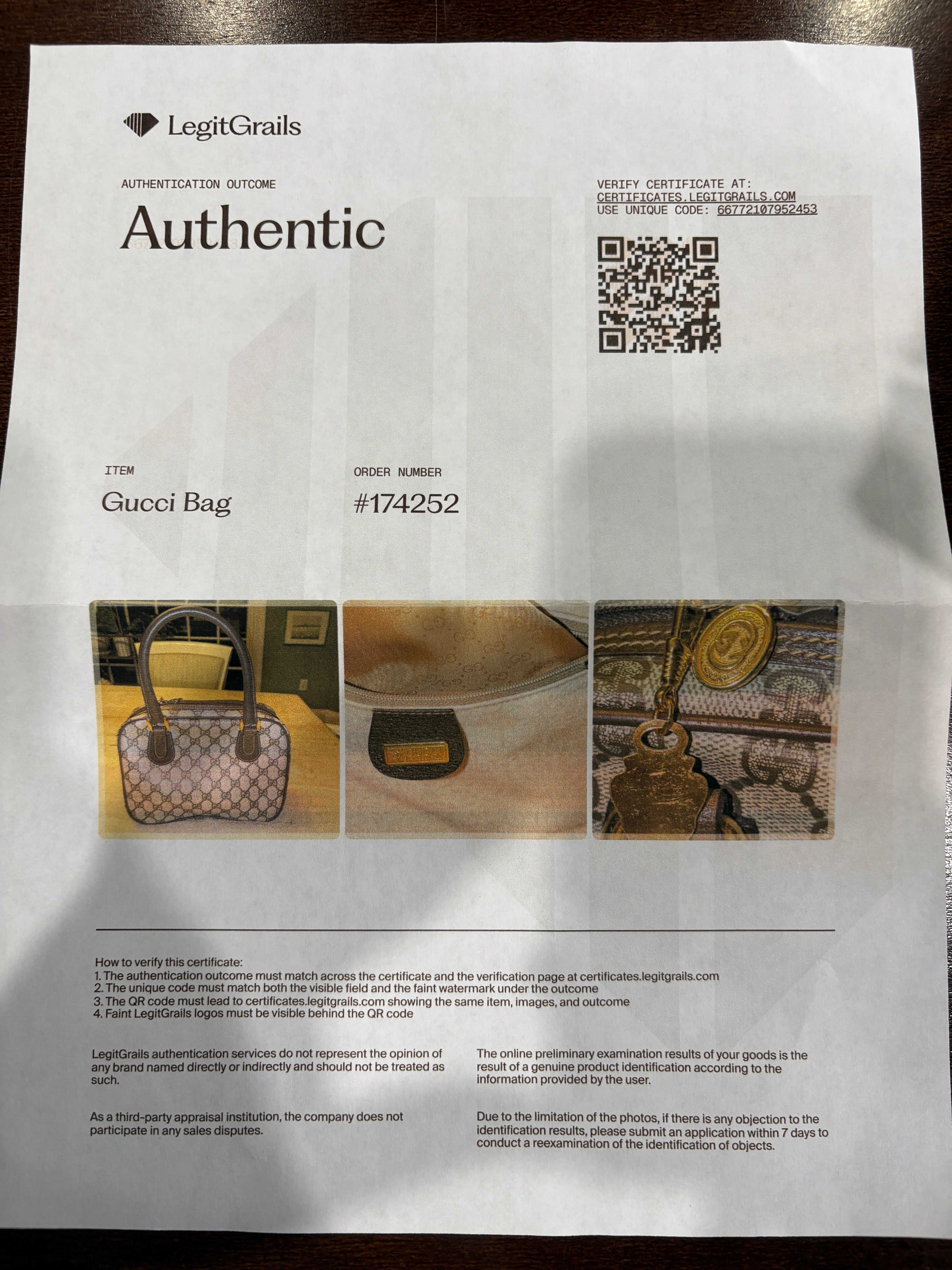 Vintage Gucci Hand Bag