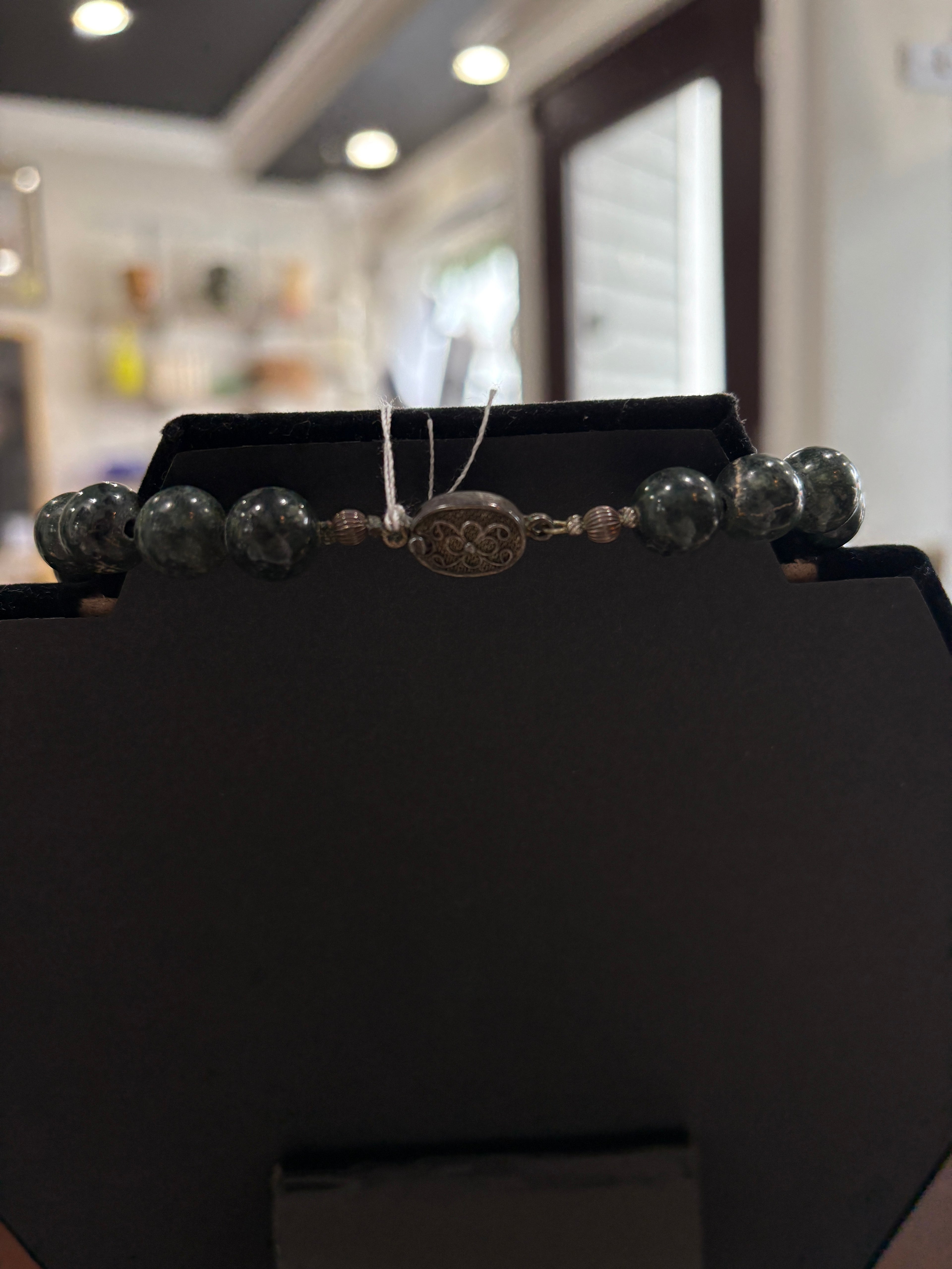 Amethyst & Jade Necklace