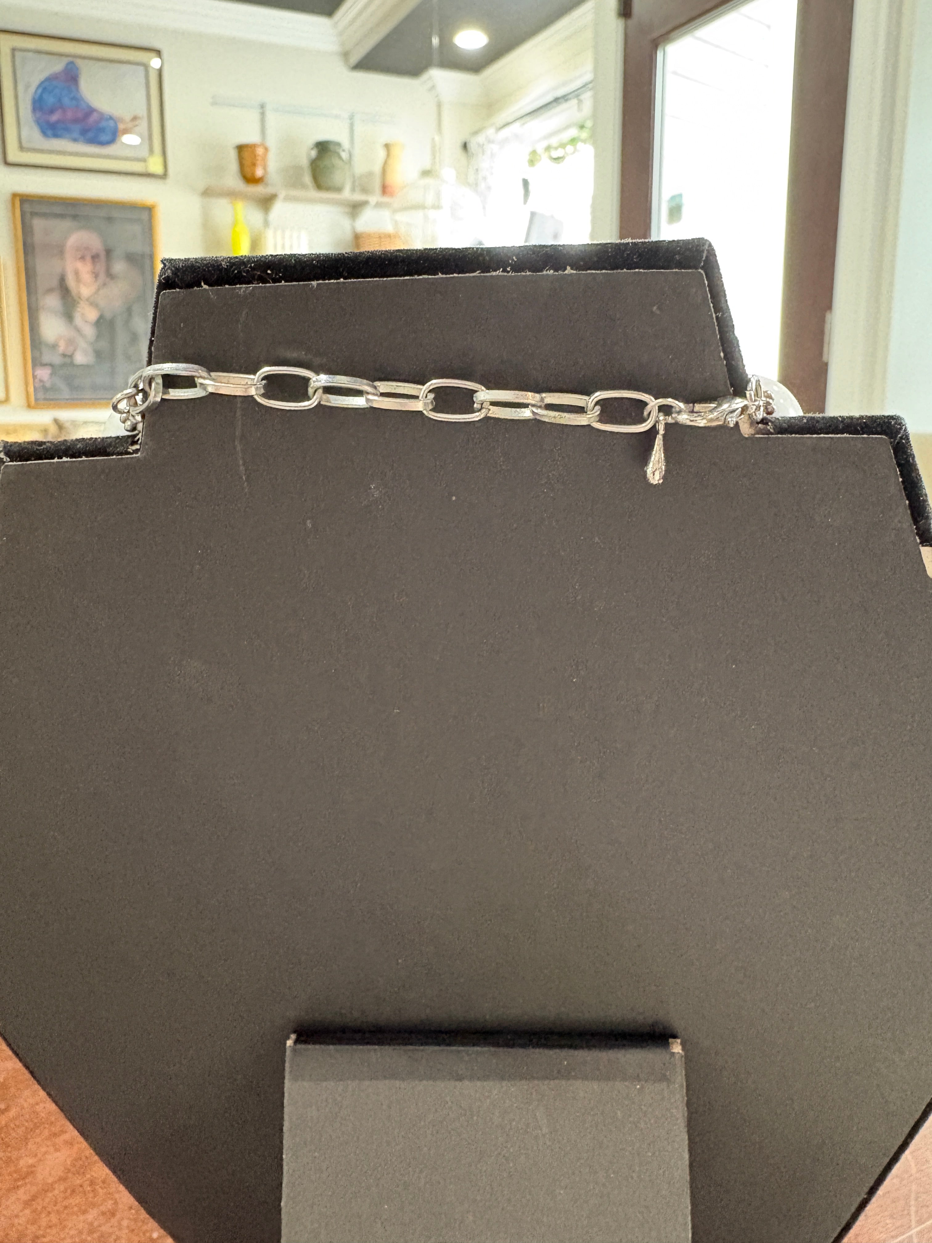 Acrylic Tiger Striped Design Necklace