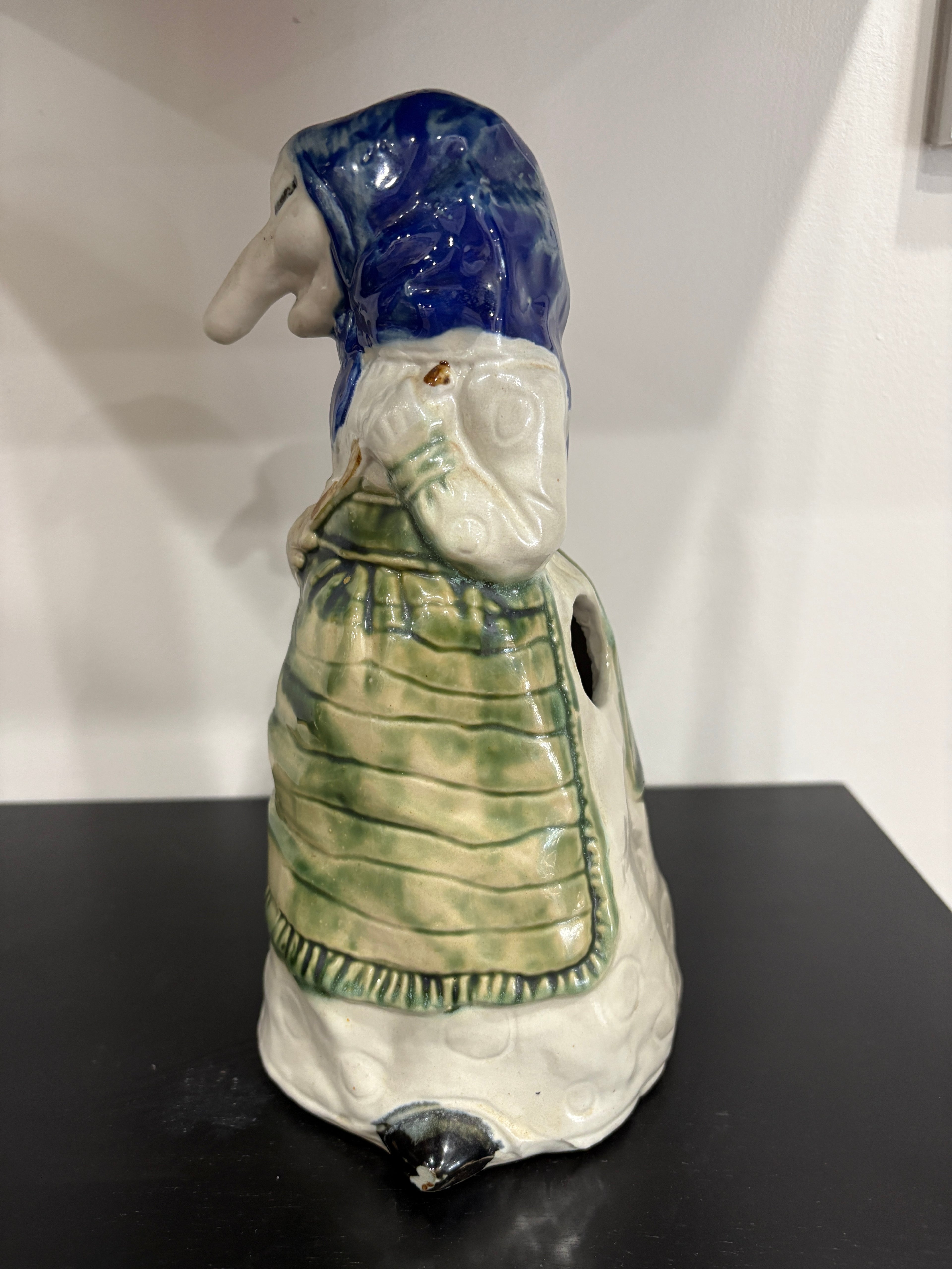 Vintage Ceramic "Kitchen Witch" Back Holders