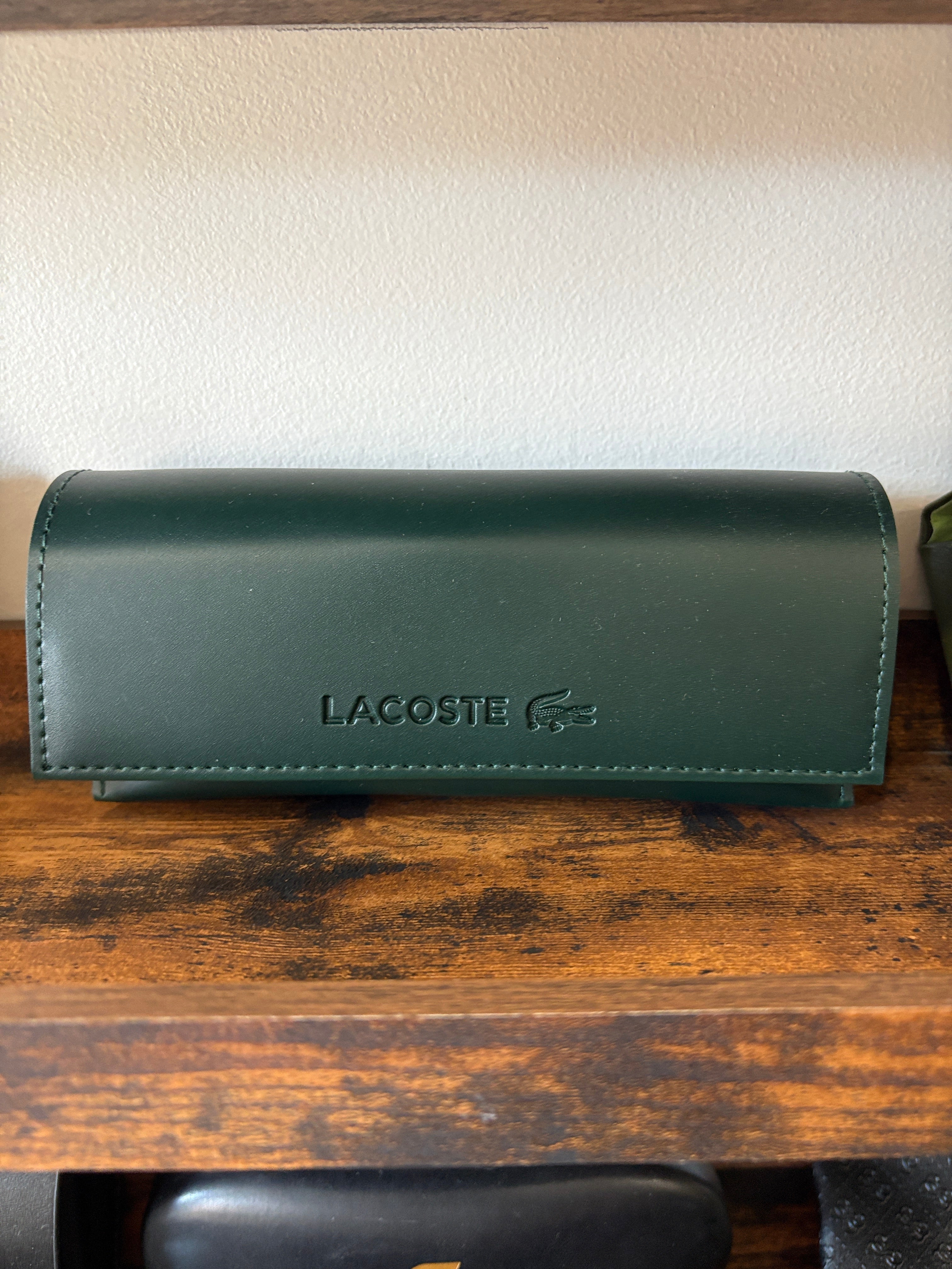 Lacoste Metal Frame Sunglasses with Case.