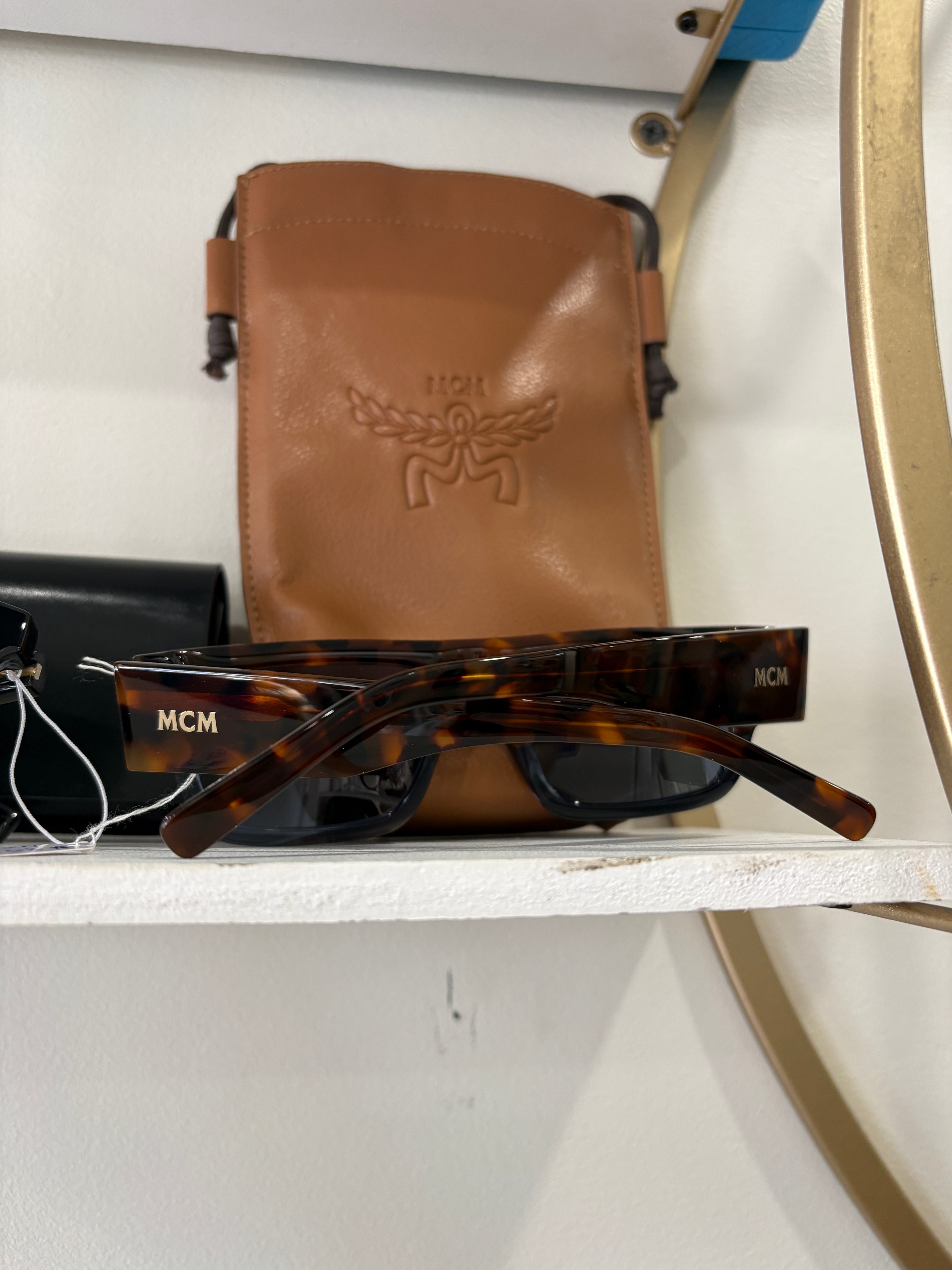 MCM Tortoise Shell Framed Sunglasses