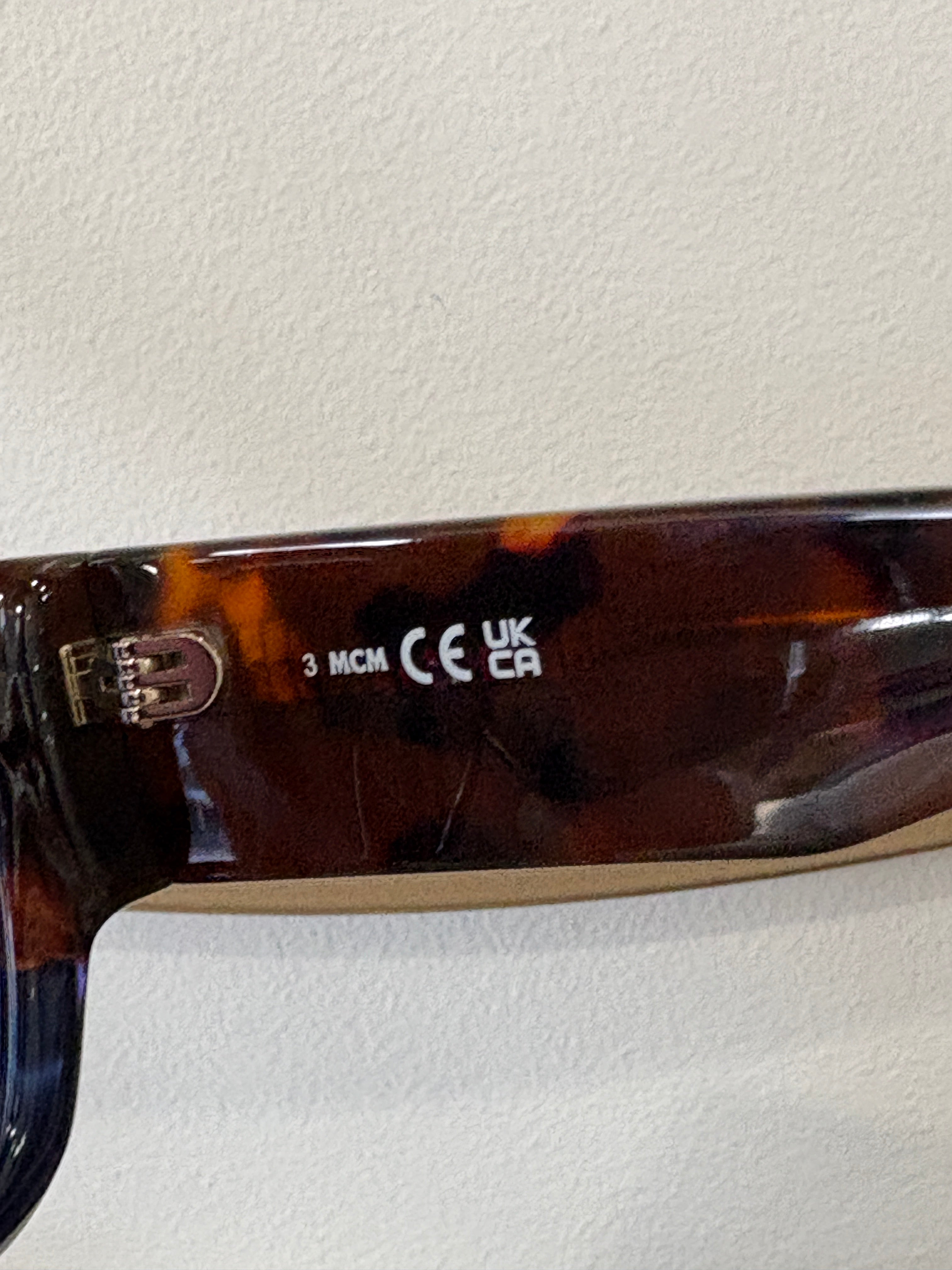 MCM Tortoise Shell Framed Sunglasses