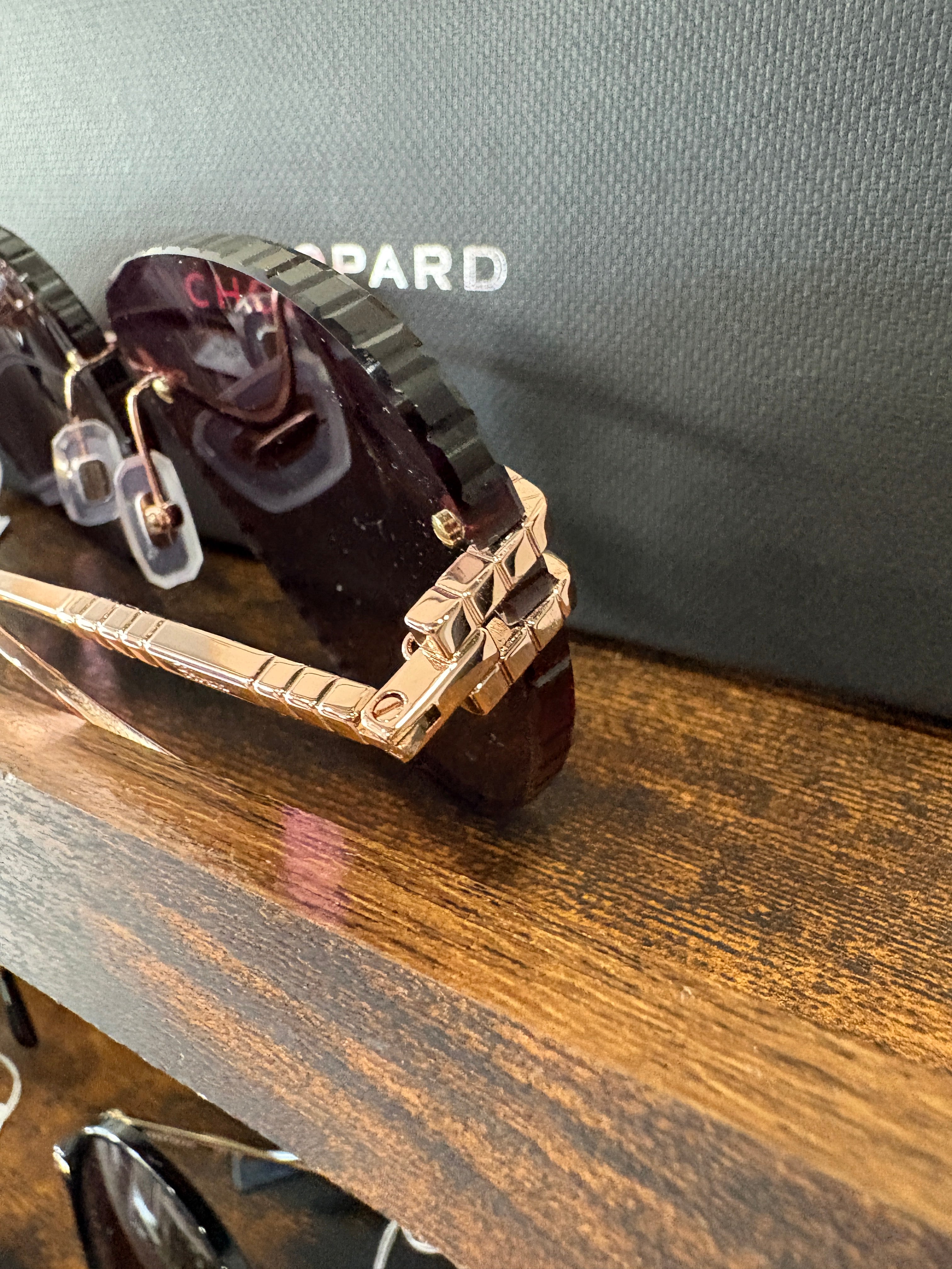 Chopped Rimless Sunglasses